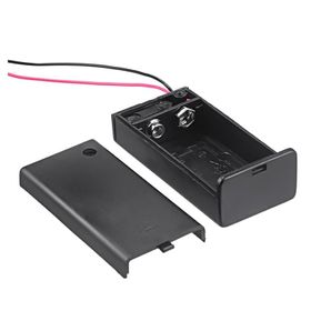 Powermaster IC-233D 9 Volt Kapaklı Açma-Kapama Anahtarlı Pil Kutusu