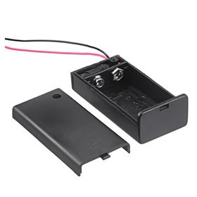Powermaster IC-233D 9 Volt Kapaklı Açma-Kapama Anahtarlı Pil Kutusu