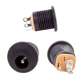 Powermaster IC-257 2.1 mm Yuvarlak Somunlu Şase Adaptör Fişi