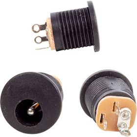 Powermaster IC-257 2.1 mm Yuvarlak Somunlu Şase Adaptör Fişi
