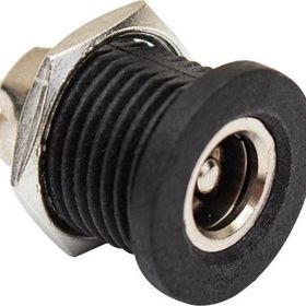 Powermaster IC-258C 2.1 mm Adaptör Fişi İçi Metal 12 mm Yuvarlak Somunlu Dc Şase