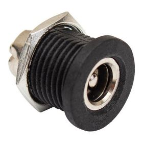 Powermaster IC-258C 2.1 mm Adaptör Fişi İçi Metal 12 mm Yuvarlak Somunlu Dc Şase