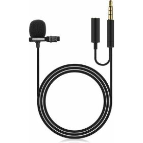 Powermaster JH-043-A Cep Telefonu için 3.5 mm Jack Girişli Youtuber Yaka Mikrofonu