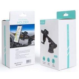 Powermaster JX-007 Vantuzlu Boy Ayarlı Siyah Araç İçi Telefon Tutucu