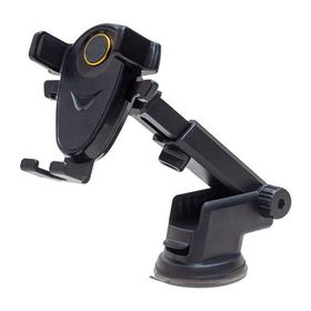 Powermaster JX-007 Vantuzlu Boy Ayarlı Siyah Araç İçi Telefon Tutucu