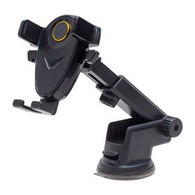 Powermaster JX-007 Vantuzlu Boy Ayarlı Siyah Araç İçi Telefon Tutucu