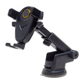 Powermaster JX-007 Vantuzlu Boy Ayarlı Siyah Araç İçi Telefon Tutucu
