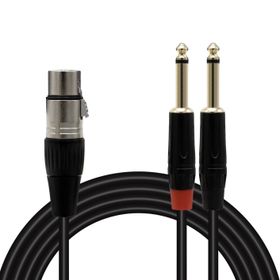 Powermaster Magicvoice LD369A 3.5 mm Canon Erkek 6.3 mm Mono Erkek 1.5 Metre Kablo