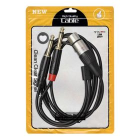 Powermaster Magicvoice LD369A 3.5 mm Canon Erkek 6.3 mm Mono Erkek 1.5 Metre Kablo