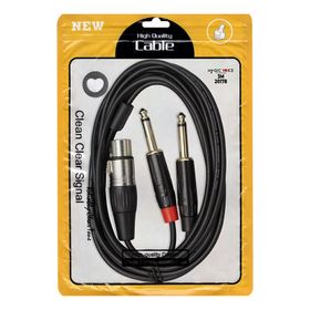 Powermaster Magicvoice LD369A Canon Erkek 6.3 mm Mono Erkek 3 mt Kablo
