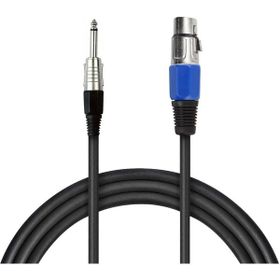 Powermaster Magicvoice LD379 XLR Canon Dişi + 6.3 mm Mono Erkek 1 Metre Kablo