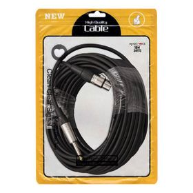 Powermaster Magicvoice LD379B 6.3 mm Mono Erkek + Canon Dişi 15 Metre Kablo
