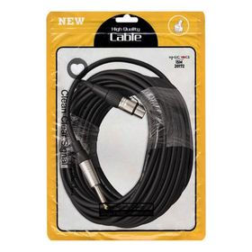 Powermaster Magicvoice LD379B 6.3 mm Mono Erkek + Canon Dişi 15 Metre Kablo