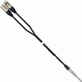 Powermaster Magicvoice lD390A Canon Erkek Dişi + 6.3 mm Stereo Erkek 1.5 Metre Kablo