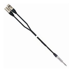Powermaster Magicvoice lD390A Canon Erkek Dişi + 6.3 mm Stereo Erkek 1.5 Metre Kablo