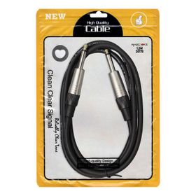 Powermaster Magicvoice LD393A 6.3 mm Mono Erkek + 6.3 mm Mono Erkek 1.5 Metre Kablo