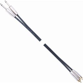 Powermaster Magicvoice LD398 2X6.3 mm Mono Erkek 2XRCA Erkek 3 Metre Kablo