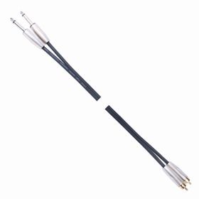 Powermaster Magicvoice LD398 2X6.3 mm Mono Erkek 2XRCA Erkek 3 Metre Kablo