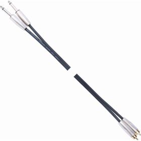 Powermaster Magicvoice LD398 2X6.3 mm Mono Erkek 2XRCA Erkek 3 Metre Kablo