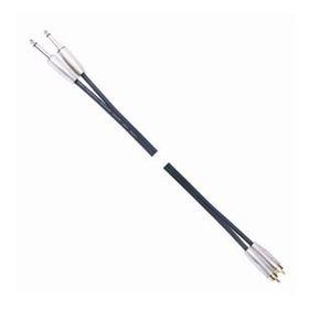 Powermaster Magicvoice LD398 2X6.3 mm Mono Erkek 2XRCA Erkek 3 Metre Kablo