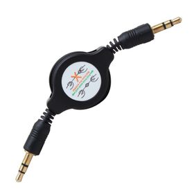 Powermaster Makaralı 3.5 mm Stereo Erkek Erkek Kablo