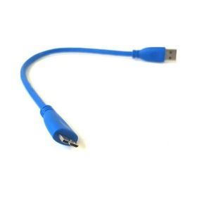 Powermaster Mavi 25 cm USB 3.0 Taşınabilir Harddisk HDD Kablosu