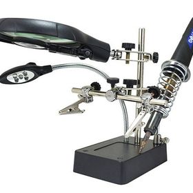 Powermaster MG-16129C Büyüteçli Havya Standı