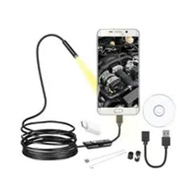 Powermaster Micro Usb Type C Pc 7 mm Işıklı 5 m Endeskop Yılan Kamera