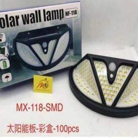 Powermaster MX-118 118 SMD Ledli Hareket Sensörlü Üç Modlu Solar Duvar Lambası