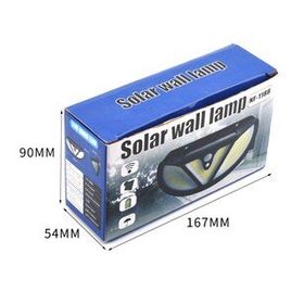 Powermaster MX-118B Cob Ledli Hareket Sensörlü Üç Modlu Solar Duvar Lambası