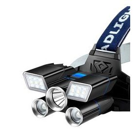 Powermaster MX-501 18+3 Power Ledli Su Geçirmez Şarjlı Kafa Feneri