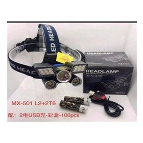 Powermaster MX-501 18+3 Power Ledli Su Geçirmez Şarjlı Kafa Feneri