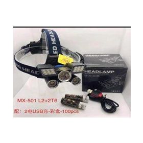 Powermaster MX-501 18+3 Power Ledli Su Geçirmez Şarjlı Kafa Feneri