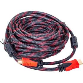 Powermaster Örgülü Altın Uçlu 30 m HDMI Kablo