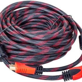 Powermaster Örgülü Altın Uçlu 30 m HDMI Kablo