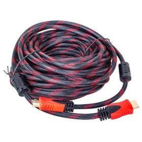 Powermaster Örgülü Altın Uçlu 30 m HDMI Kablo