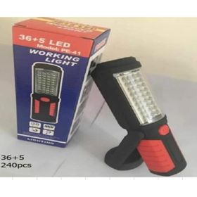 Powermaster PE-41 36+5 Ledli 2 Modlu Kancalı Mıknatıslı Pilli Çalışma Lambası