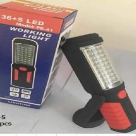 Powermaster PE-41 36+5 Ledli 2 Modlu Kancalı Mıknatıslı Pilli Çalışma Lambası