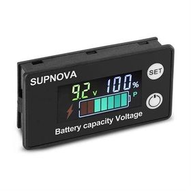 Powermaster Pil Kapasite Göstergesi Kurşun Asit Lityum Voltmetre Gerilim Ölçer