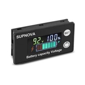Powermaster Pil Kapasite Göstergesi Kurşun Asit Lityum Voltmetre Gerilim Ölçer