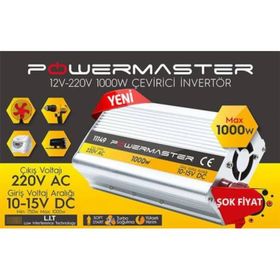 Powermaster PM-11149 12 Volt 1000 W Modified Sinus İnverter