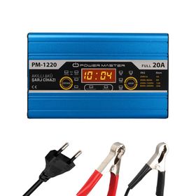 Powermaster PM-1220 12V Max 20A Akü Şarj Cihazı