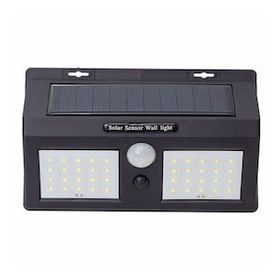Powermaster PM-14616 Sensörlü Çiftli 40 Solar Duvar Tipi Aplik