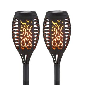 Powermaster PM-15940 Alevli 12 Ledli Solar Bahçe Aydınlatma 2'li Paket
