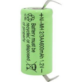 Powermaster PM-17934 1.2 V 600 mAh Ni-Mh 2/3AA Şarj Edilebilir Lityum Pil