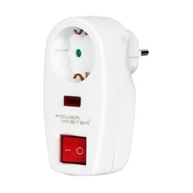 Powermaster PM-18522 2 Adet 16A-3500W Anahtarlı Akım Korumalı Priz
