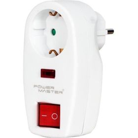 Powermaster PM-18522 2 Adet 16A-3500W Anahtarlı Akım Korumalı Priz