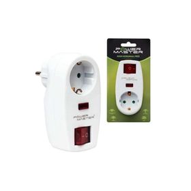 Powermaster PM-18522 2 Adet 16A-3500W Anahtarlı Akım Korumalı Priz