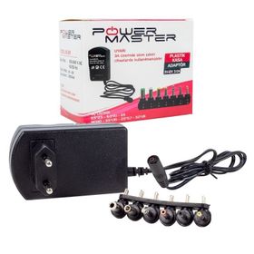 Powermaster PM-18745 3-12 Volt 3 Amper Çok Uçlu Ayarlı Kademeli Adaptör