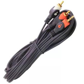 Powermaster PM-1943 2RCA - 3.5 mm Stereo 5 mt Erkek Kablo